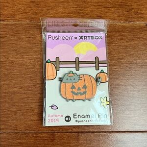 PUSHEEN X ARTBOX AUTUMN 2019 ENAMEL PIN - PUMPKINSHEEN